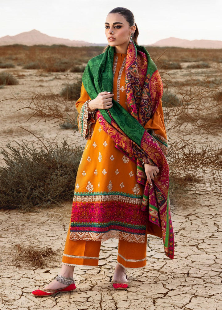 Zainab Chottani Embroidered  Suits Unstitched 3 Piece ZC22W 06 Maya - Winter Collection