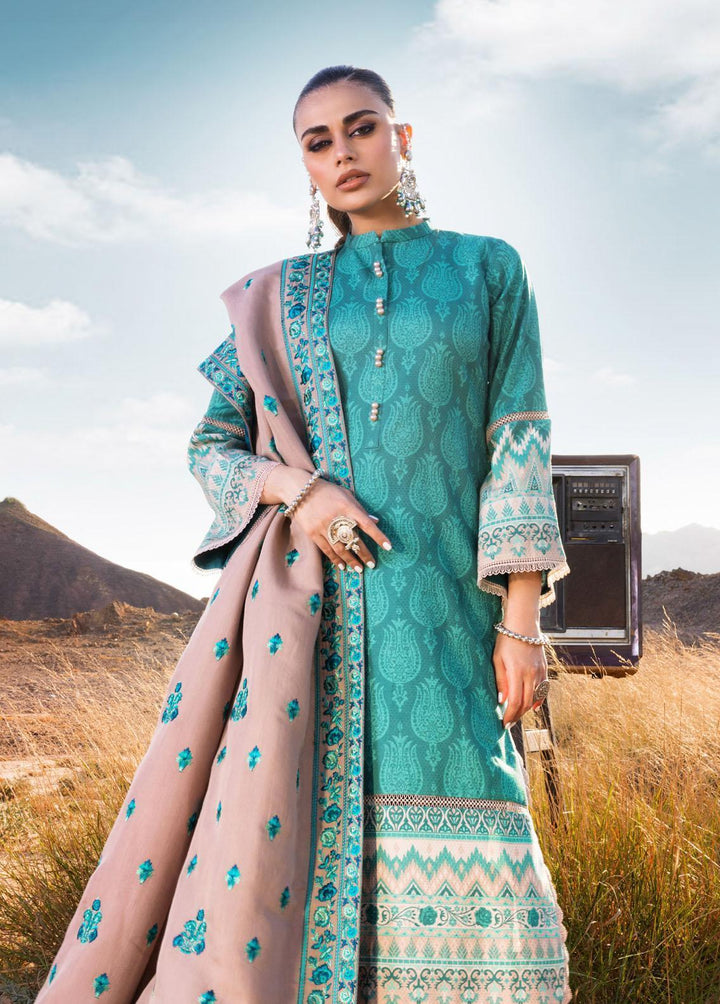 Zainab Chottani Embroidered  Suits Unstitched 3 Piece ZC22W 08 Parsa - Winter Collection