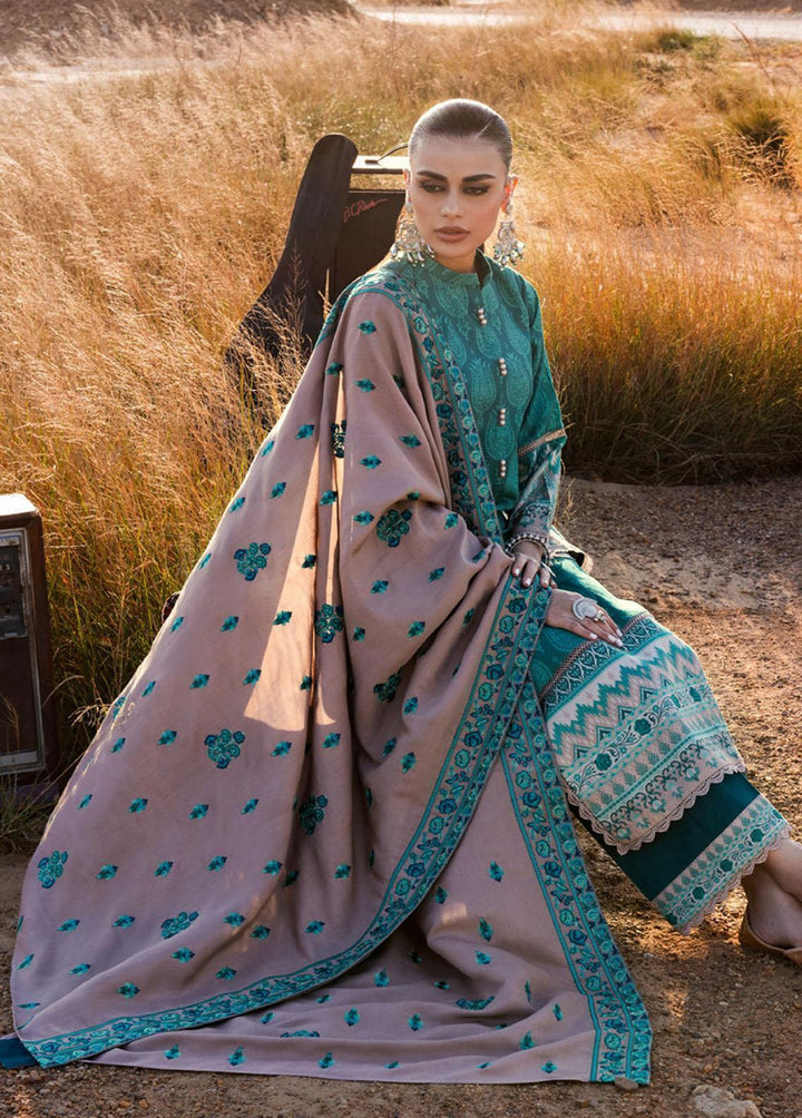 Zainab Chottani Embroidered  Suits Unstitched 3 Piece ZC22W 08 Parsa - Winter Collection