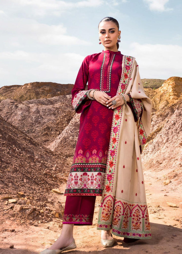 Zainab Chottani Embroidered  Suits Unstitched 3 Piece ZC22W 09 Nurgul - Winter Collection