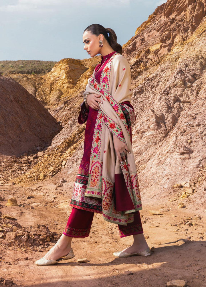 Zainab Chottani Embroidered  Suits Unstitched 3 Piece ZC22W 09 Nurgul - Winter Collection