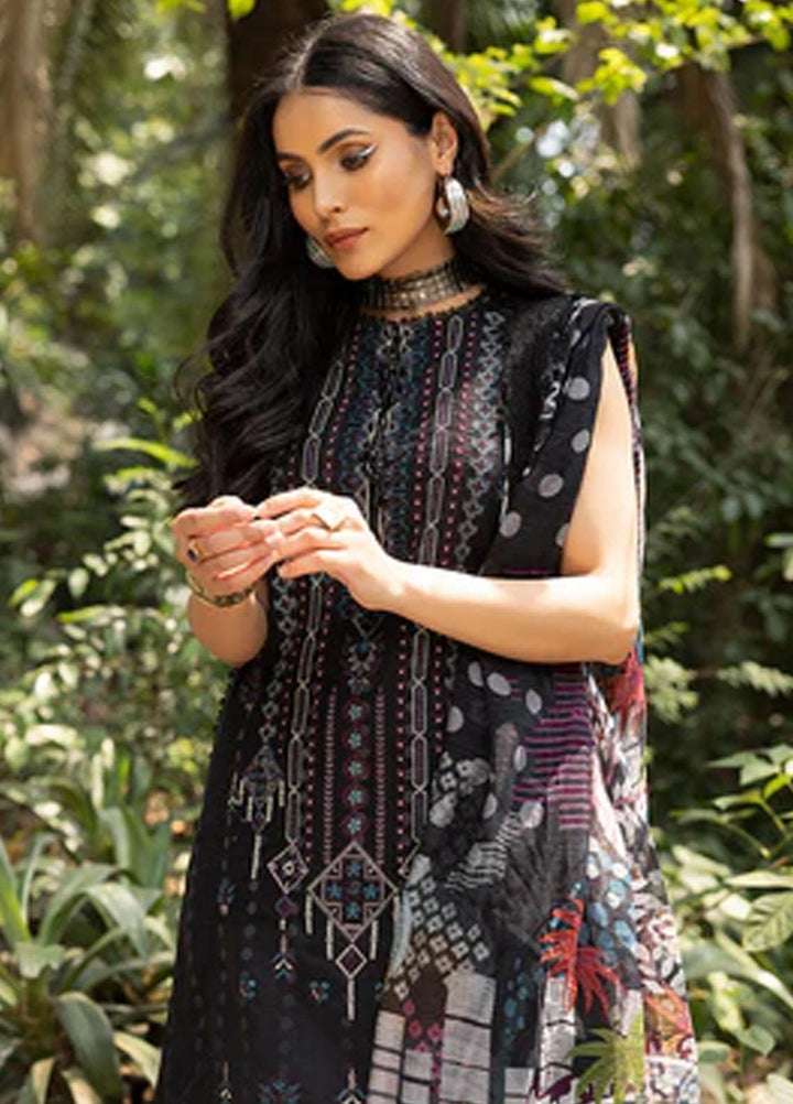 Zaire Print By Izel Embroidered Lawn Suits Unstitched 3 Piece IZL23Z Nia - Summer Collection