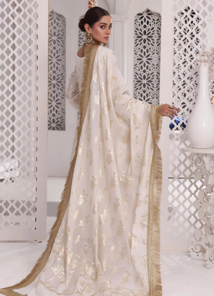 Zainab Hasan Pret Embriodered cotton 3 Piece Moonlight ZHF-86