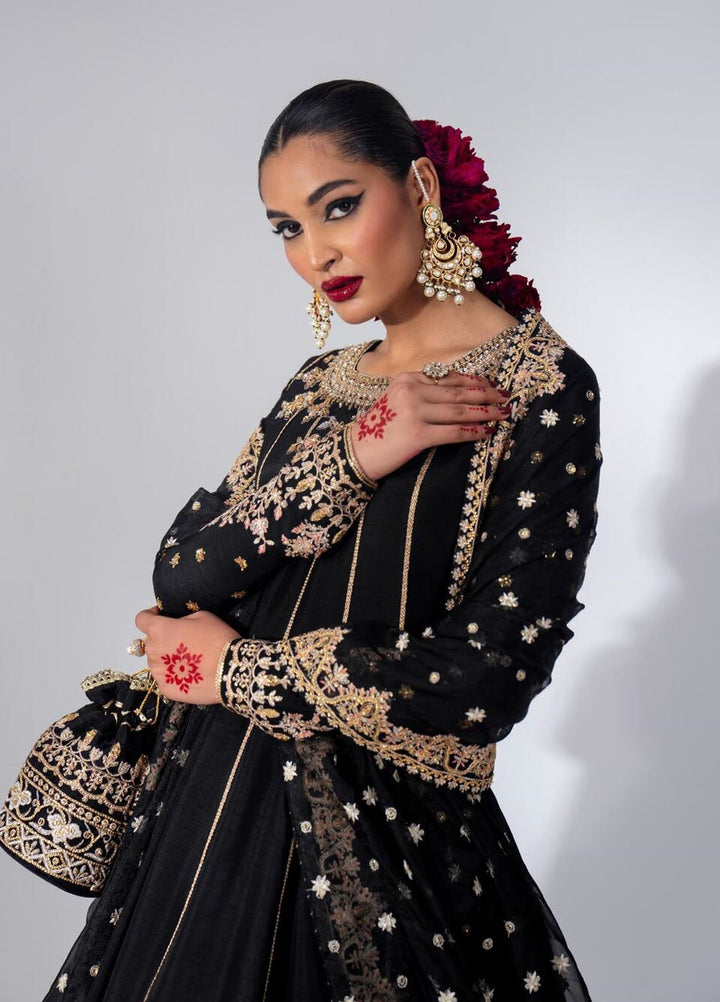Zar-Bano by Scherezade Pret Hand Embellished N Embroidered Korean Rawsilk 2 Piece Suit Zareen