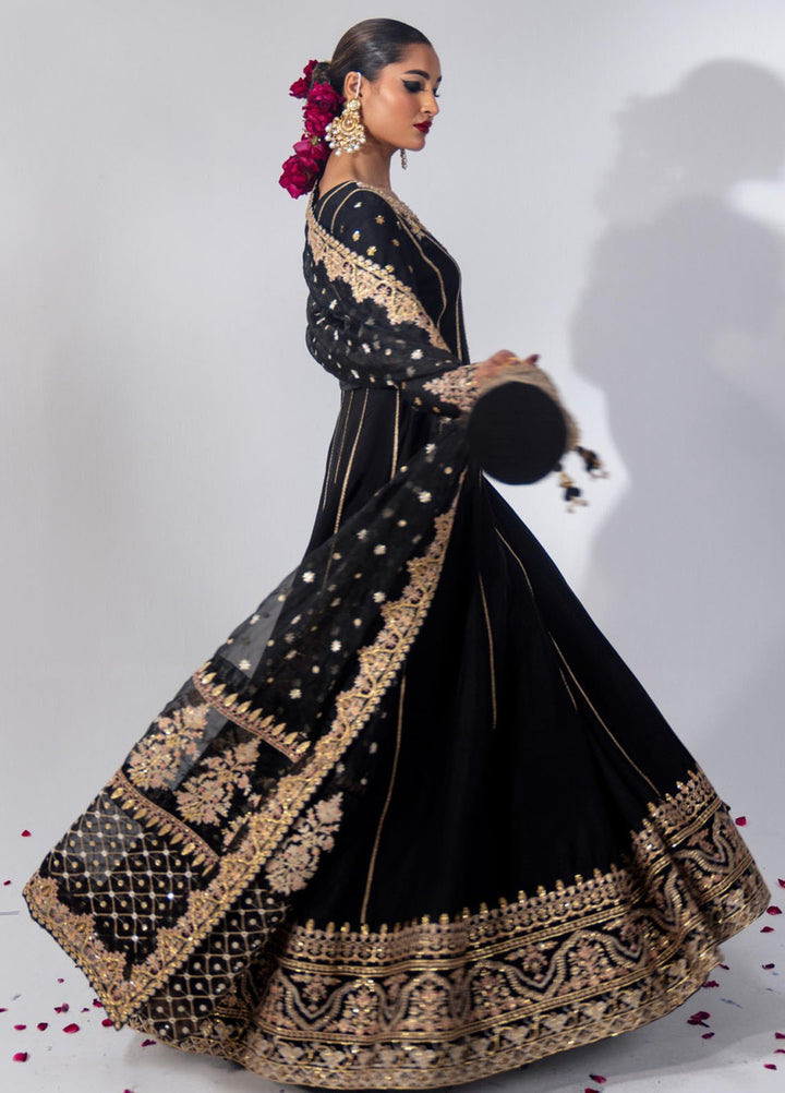 Zar-Bano by Scherezade Pret Hand Embellished N Embroidered Korean Rawsilk 2 Piece Suit Zareen