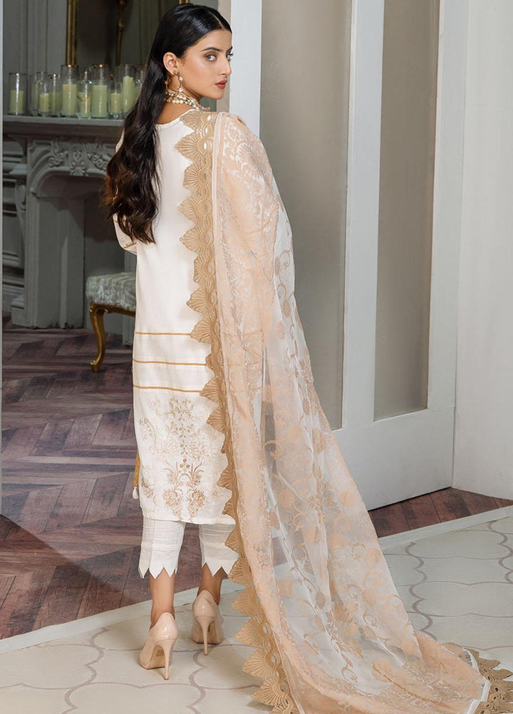 Zar-e-Gul By Zara Ali Embroidered Lawn Suits Unstitched 3 Piece ZRA22ZG ZA 6-A - Festive Collection