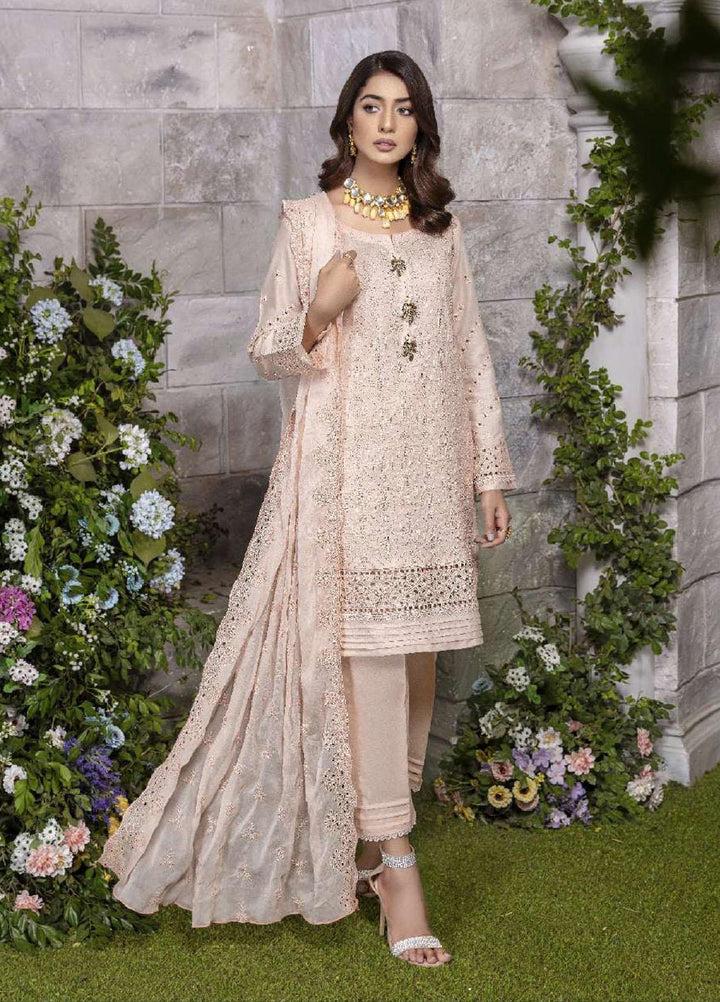 Zara Ali by Magns Textiles Embroidered Chikankari Suits Unstitched 3 Piece ZRA22LC ZA-101 - Summer Collection