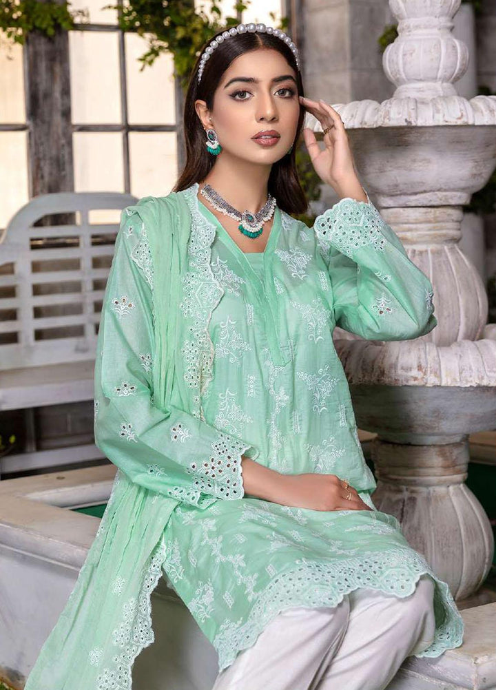 Zara Ali by Magns Textiles Embroidered Chikankari Suits Unstitched 3 Piece ZRA22LC ZA-104 - Summer Collection