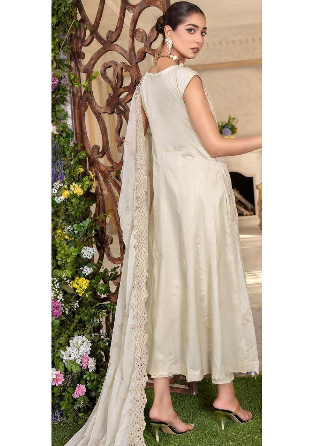 Zara Ali by Magns Textiles Embroidered Chikankari Suits Unstitched 3 Piece ZRA22LC ZA-106 - Summer Collection