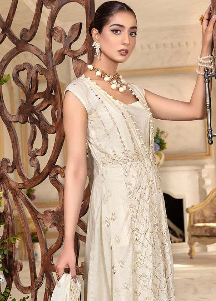 Zara Ali by Magns Textiles Embroidered Chikankari Suits Unstitched 3 Piece ZRA22LC ZA-106 - Summer Collection