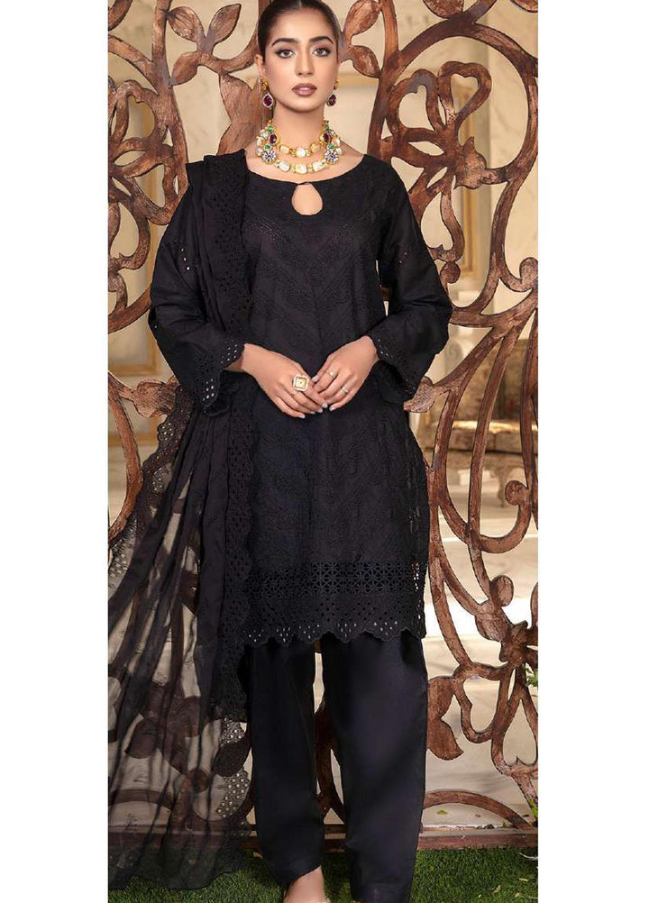 Zara Ali by Magns Textiles Embroidered Chikankari Suits Unstitched 3 Piece ZRA22LC ZA-110 - Summer Collection