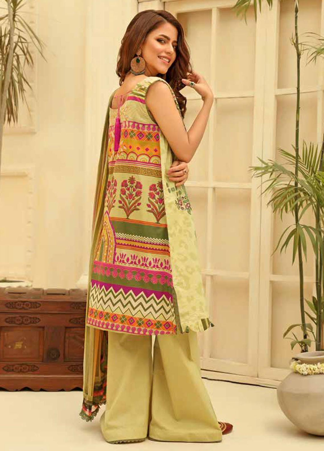 Zara Ali by Magns Textiles Embroidered Lawn Suits Unstitched 3 Piece ZRA21L 10 - Luxury Collection