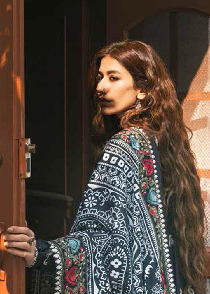 Zara Shahjahan Embroidered Lawn Suits Unstitched 3 Piece ZSJ22E Aafreen A - Luxury Collection