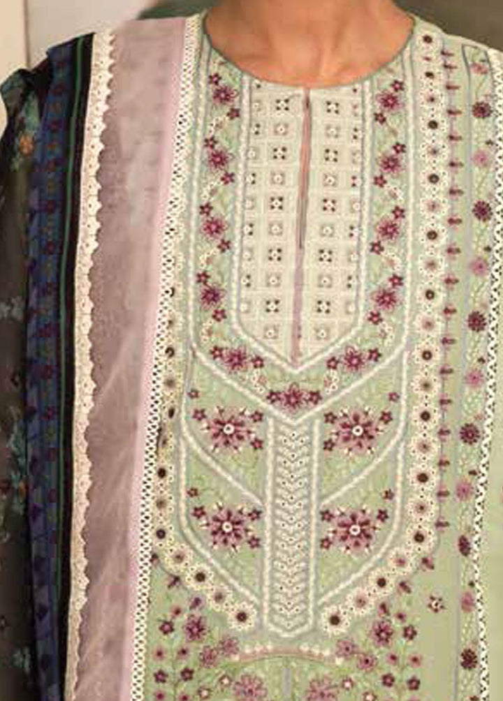 Zara Shahjahan Embroidered Lawn Suits Unstitched 3 Piece ZSJ22E Eraj B - Luxury Collection