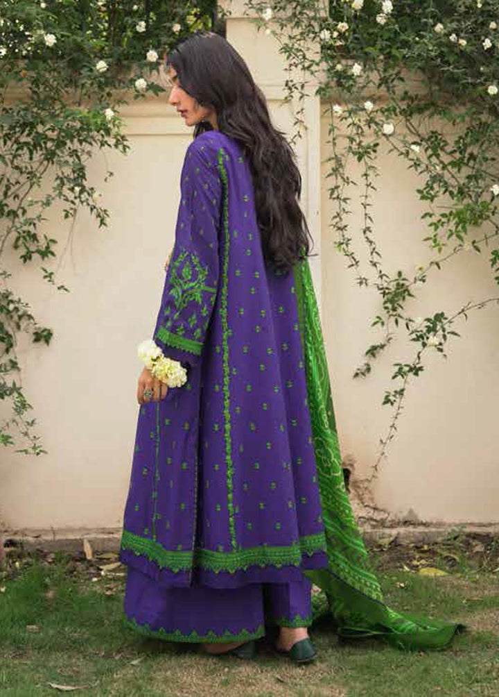 Zara Shahjahan Embroidered Lawn Suits Unstitched 3 Piece ZSJ22E Falak B - Luxury Collection