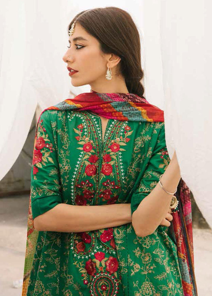 Zara Shahjahan Embroidered Lawn Suits Unstitched 3 Piece ZSJ22E Gulaab A - Luxury Collection