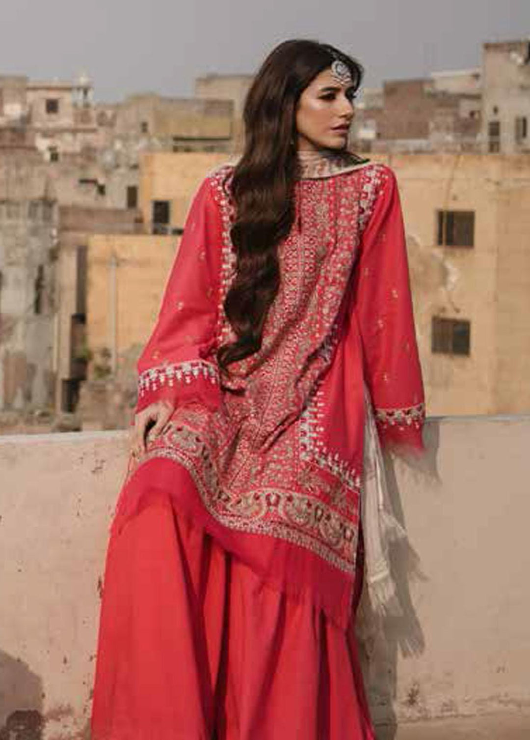 Zara Shahjahan Embroidered Lawn Suits Unstitched 3 Piece ZSJ22E Ziya B - Luxury Collection