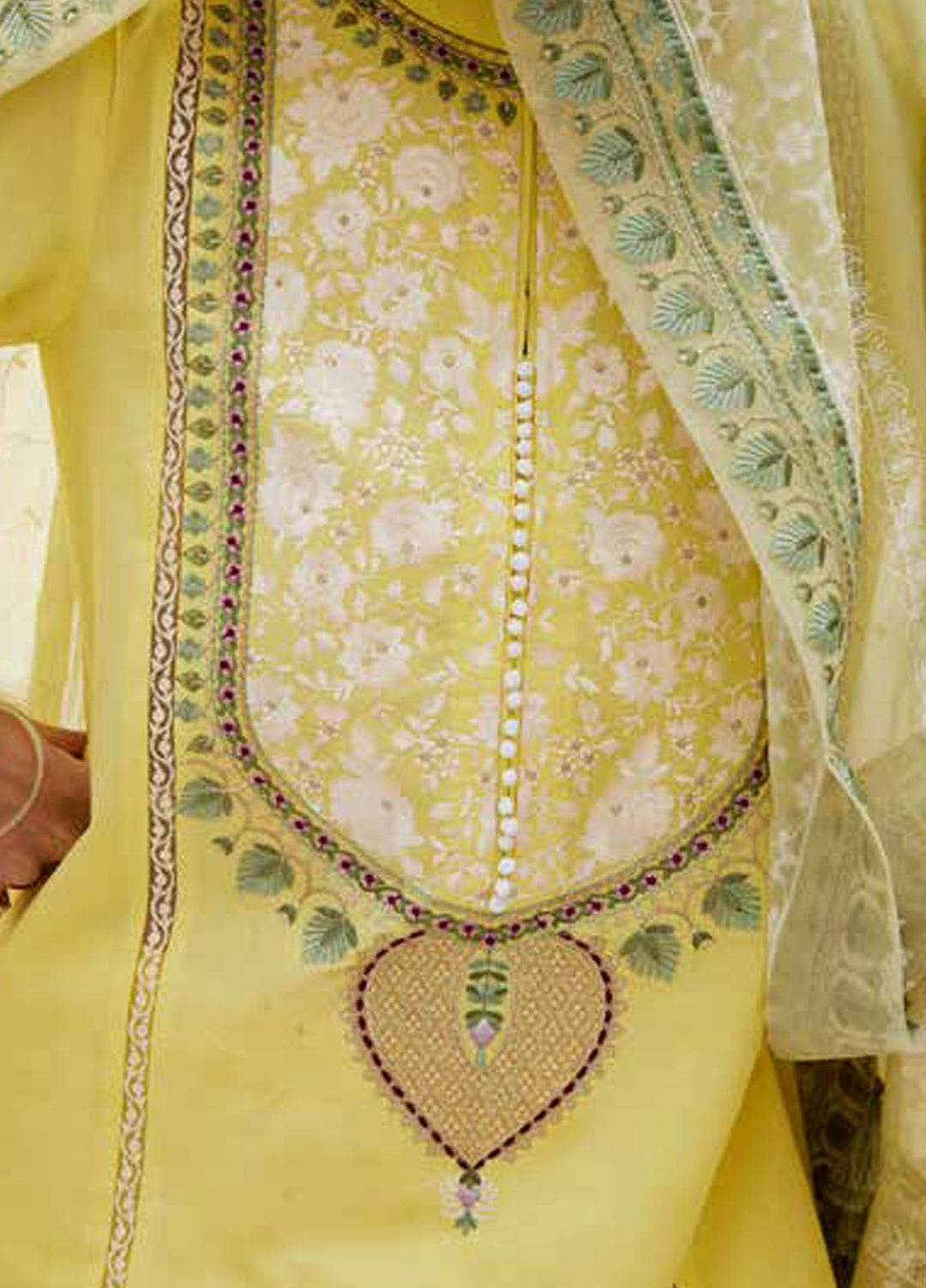 Zara Shahjahan Embroidered Jacquard Suits Unstitched 3 Piece ZS24SS D-15A Dilara - Summer Collection
