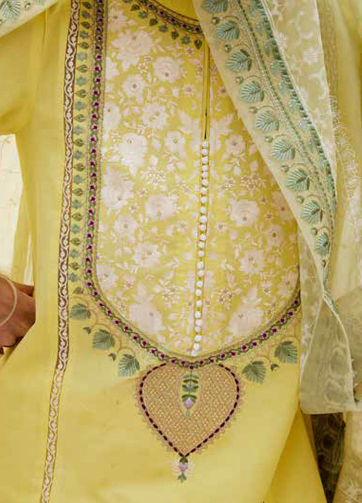 Zara Shahjahan Embroidered Jacquard Suits Unstitched 3 Piece ZS24SS D-15A Dilara - Summer Collection