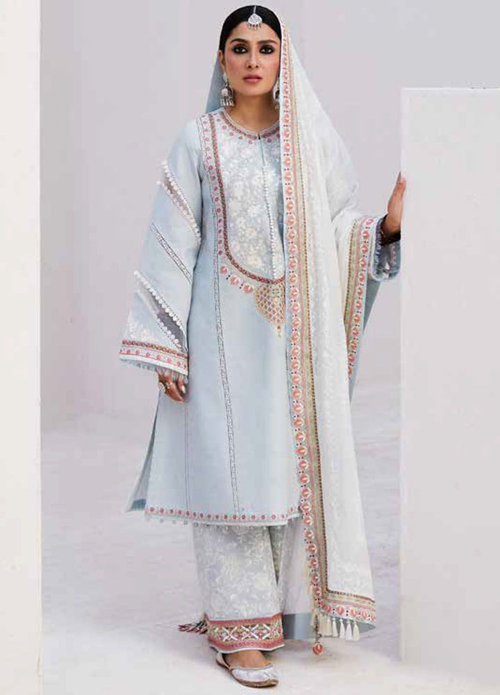 Zara Shahjahan Embroidered Jacquard Suits Unstitched 3 Piece ZS24SS D-15B Dilara - Summer Collection