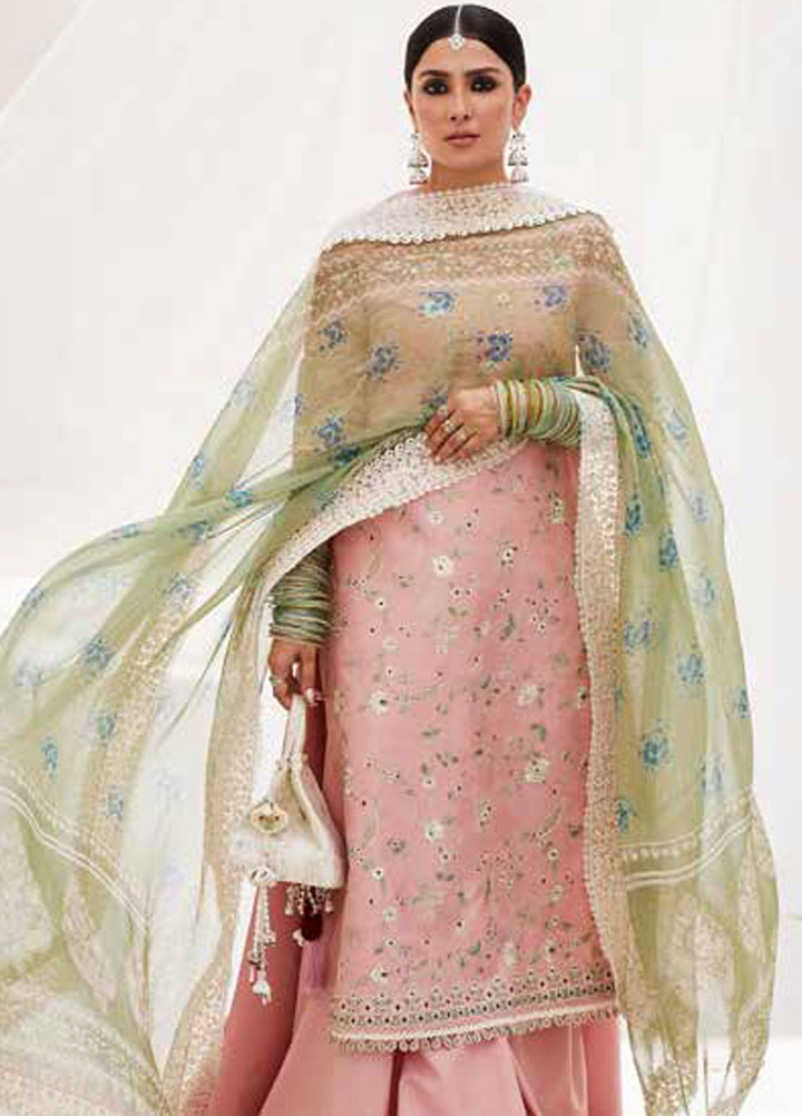 Zara Shahjahan Embroidered Jacquard Suits Unstitched 3 Piece ZS24SS D-3A Korina - Summer Collection