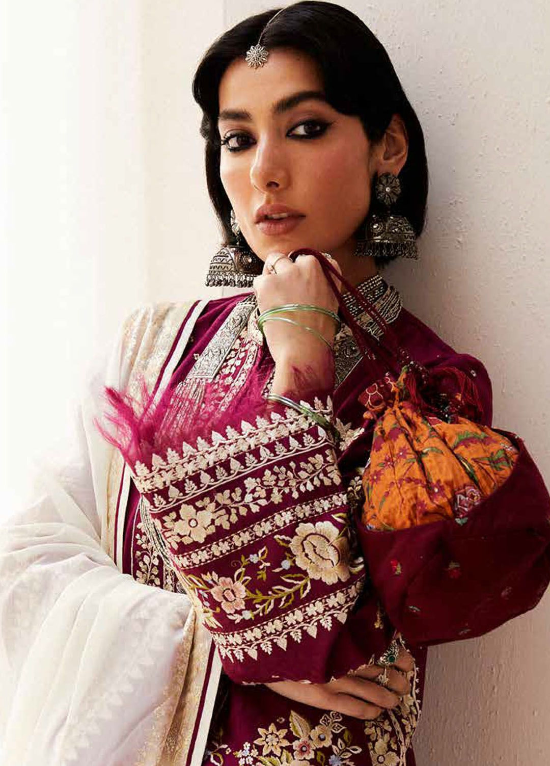 Zara Shahjahan Embroidered Jacquard Suits Unstitched 3 Piece ZS24SS D-4A Siffa - Summer Collection