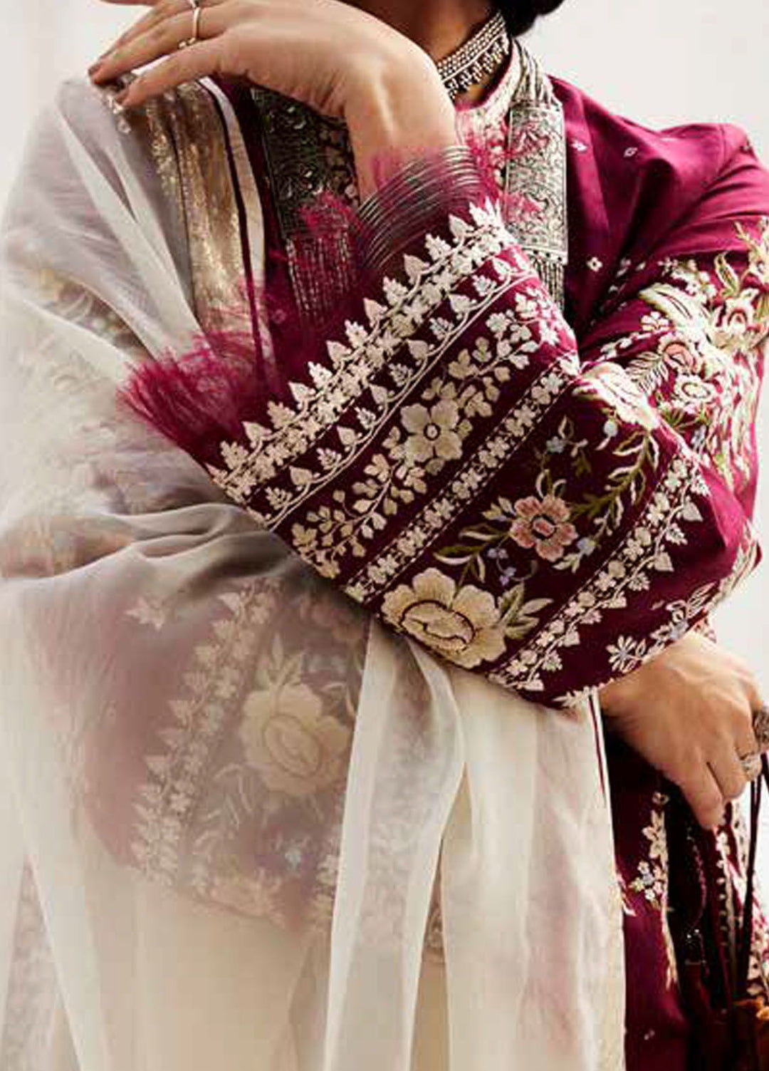 Zara Shahjahan Embroidered Jacquard Suits Unstitched 3 Piece ZS24SS D-4A Siffa - Summer Collection