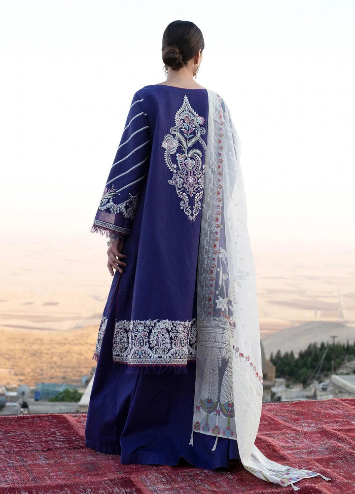 Zara Shahjahan Embroidered Lawn Suits Unstitched 3 Piece ZS22L DINA - Luxury Collection
