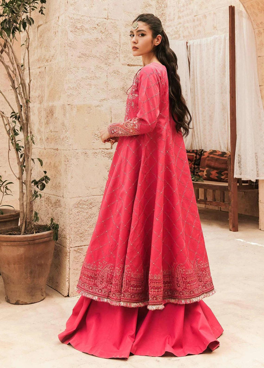 Zara Shahjahan Embroidered Lawn Suits Unstitched 3 Piece ZS22L FAZIL - Luxury Collection