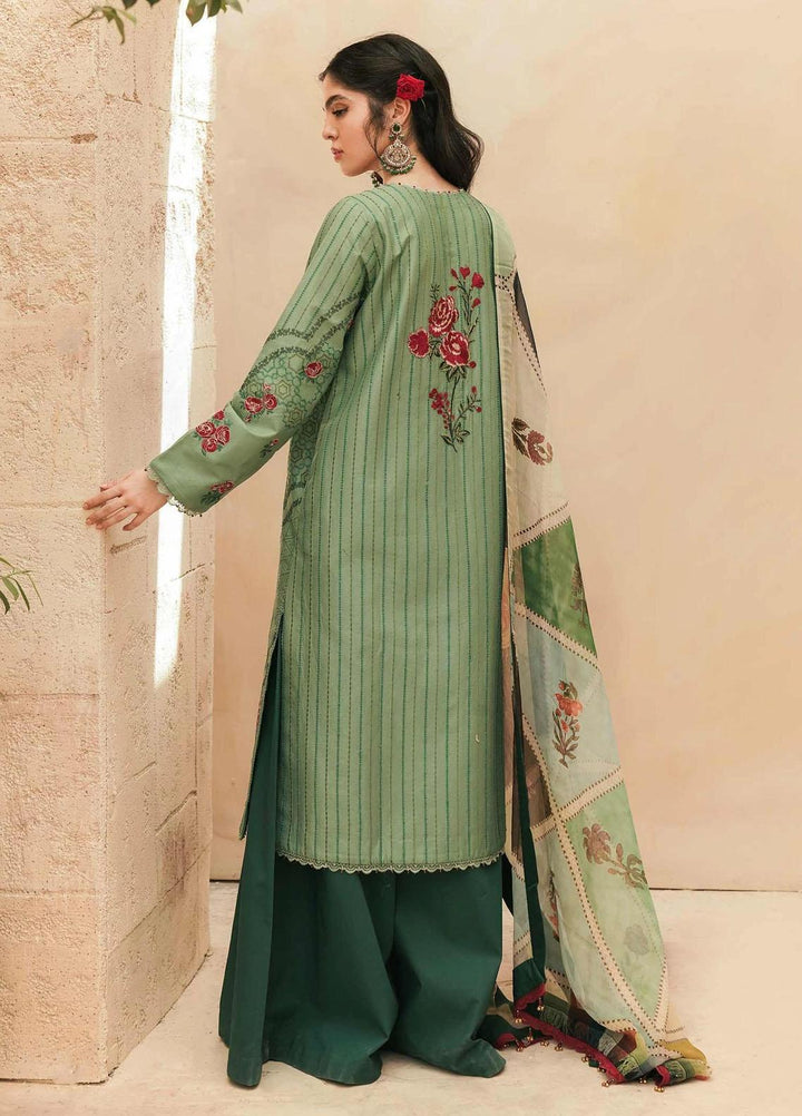 Zara Shahjahan Embroidered Lawn Suits Unstitched 3 Piece ZS22L SIRAJ - Luxury Collection