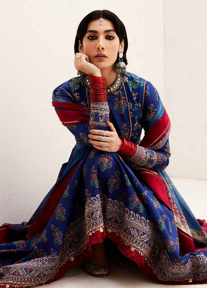 Zara Shahjahan Embroidered Lawn Suits Unstitched 3 Piece ZS24SS D-11A Anarkali - Summer Collection