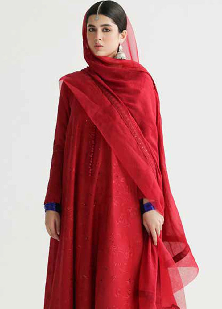 Zara Shahjahan Embroidered Lawn Suits Unstitched 3 Piece ZS24SS D-12A Deena - Summer Collection