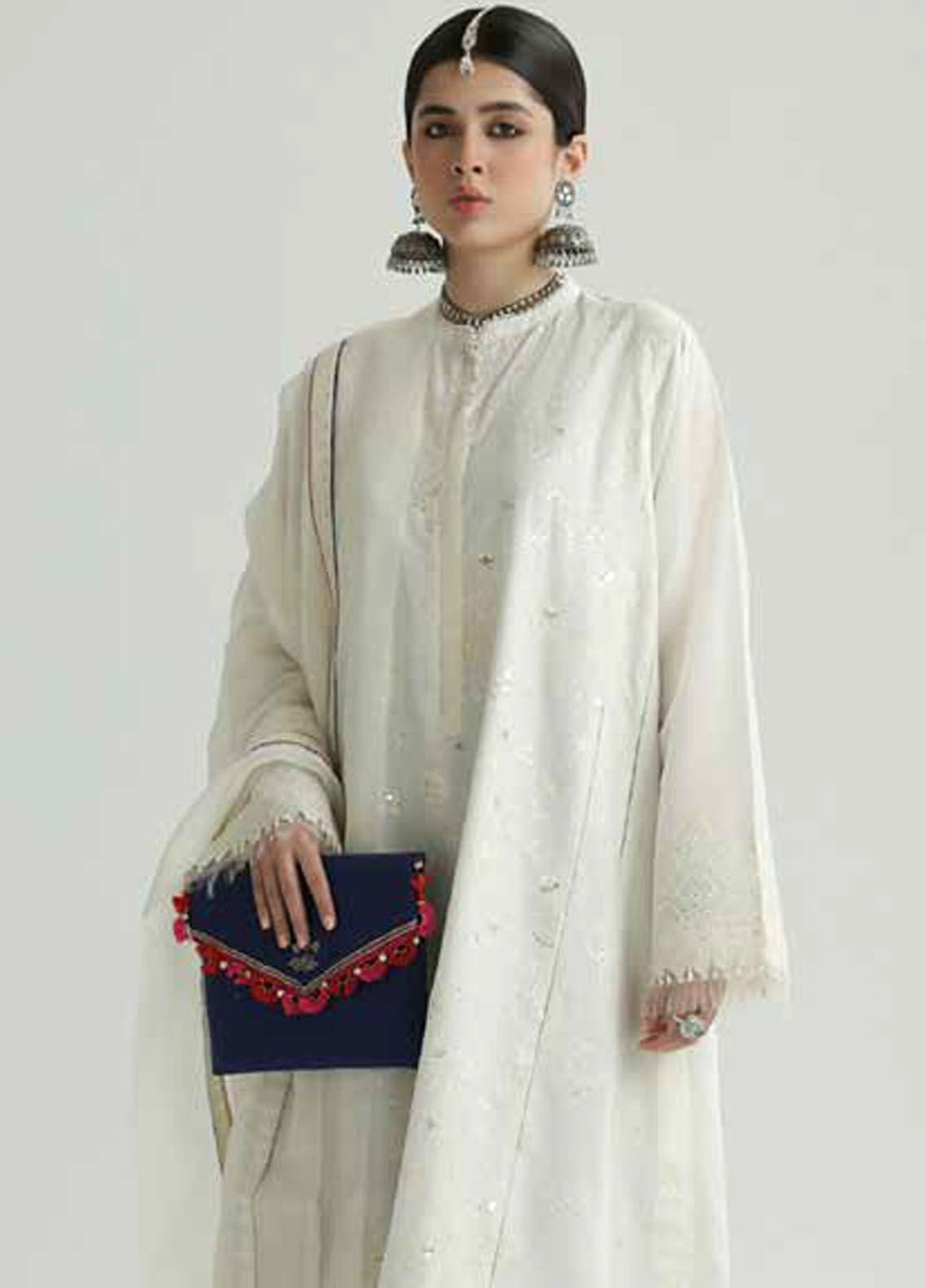 Zara Shahjahan Embroidered Lawn Suits Unstitched 3 Piece ZS24SS D-12B Deena - Summer Collection