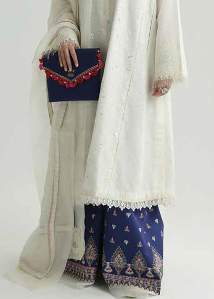Zara Shahjahan Embroidered Lawn Suits Unstitched 3 Piece ZS24SS D-12B Deena - Summer Collection