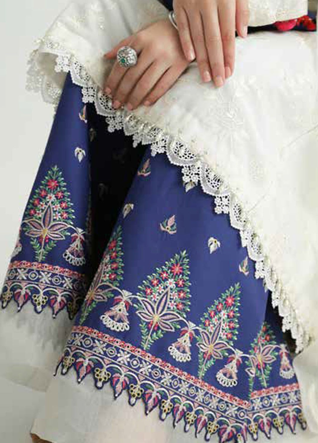 Zara Shahjahan Embroidered Lawn Suits Unstitched 3 Piece ZS24SS D-12B Deena - Summer Collection