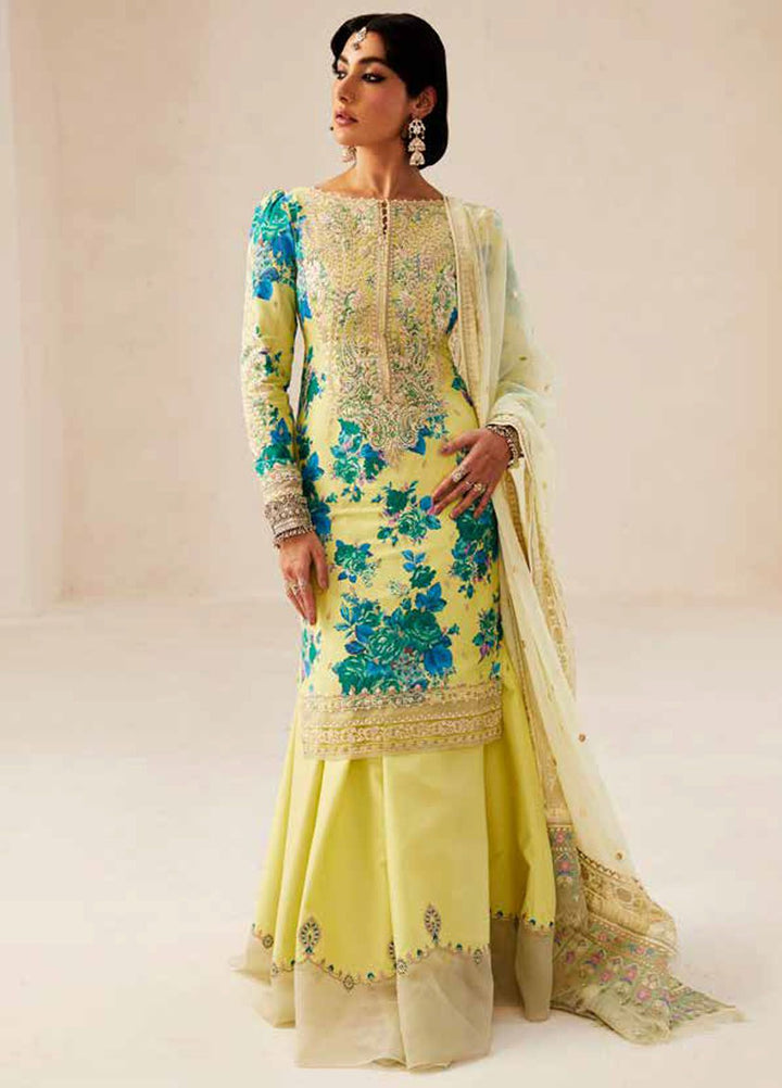 Zara Shahjahan Embroidered Lawn Suits Unstitched 3 Piece ZS24SS D-13A Phool Kari - Summer Collection