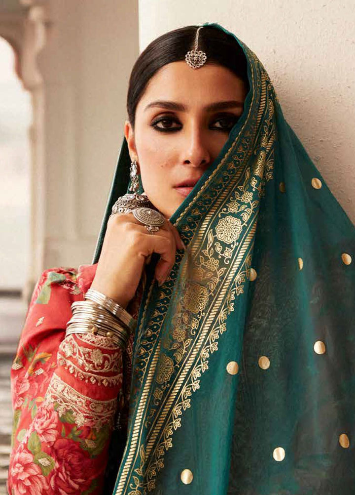 Zara Shahjahan Embroidered Lawn Suits Unstitched 3 Piece ZS24SS D-13B Phool Kari - Summer Collection