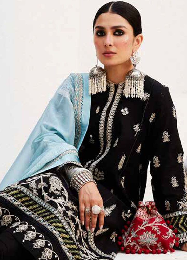 Zara Shahjahan Embroidered Lawn Suits Unstitched 3 Piece ZS24SS D-14B Myra - Summer Collection