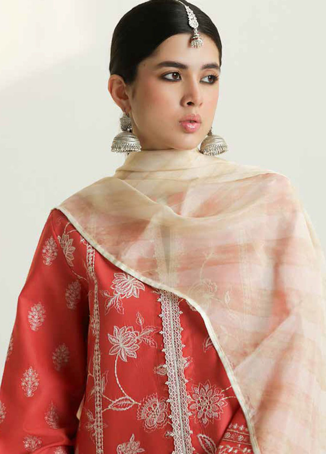 Zara Shahjahan Embroidered Lawn Suits Unstitched 3 Piece ZS24SS D-1A Mahi - Summer Collection