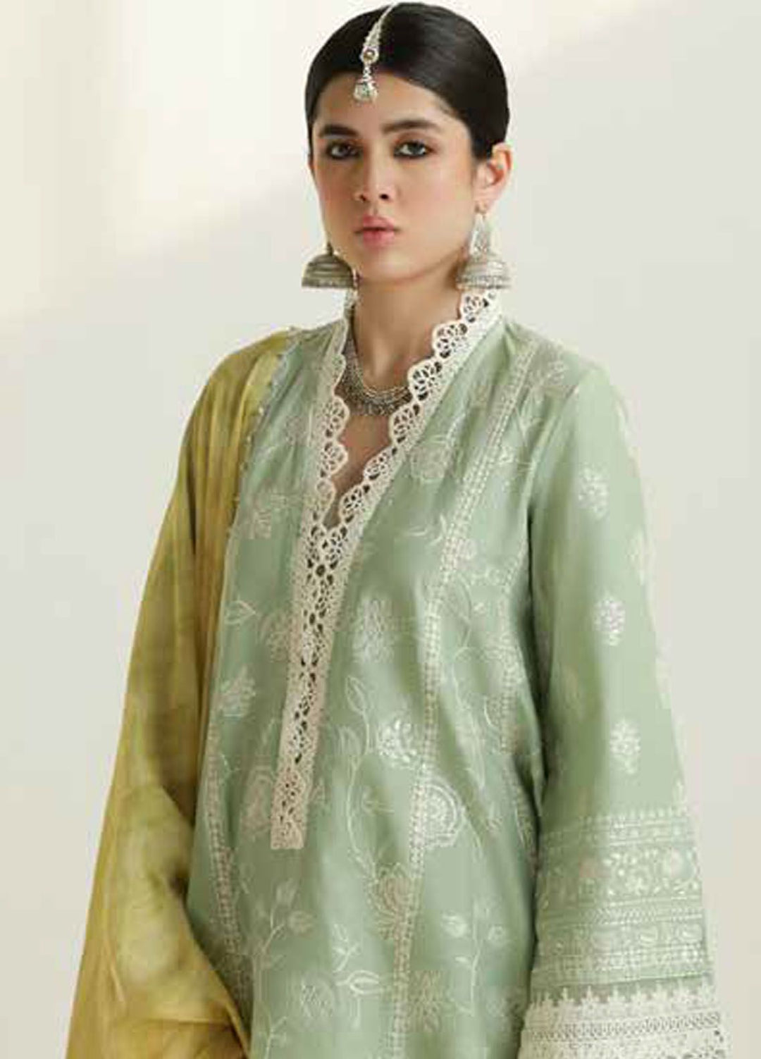 Zara Shahjahan Embroidered Lawn Suits Unstitched 3 Piece ZS24SS D-1B Mahi - Summer Collection