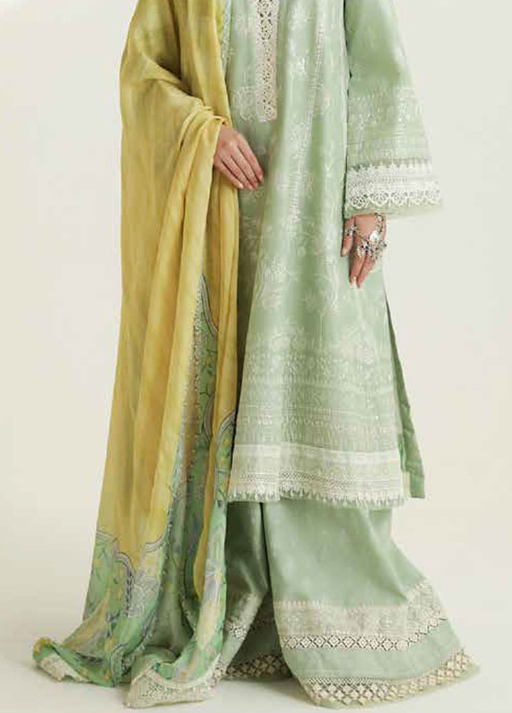 Zara Shahjahan Embroidered Lawn Suits Unstitched 3 Piece ZS24SS D-1B Mahi - Summer Collection