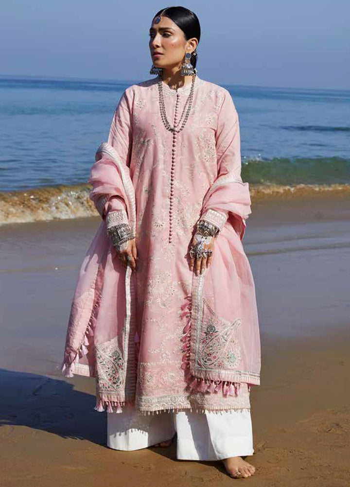 Zara Shahjahan Embroidered Lawn Suits Unstitched 3 Piece ZS24SS D-5A Amira - Summer Collection