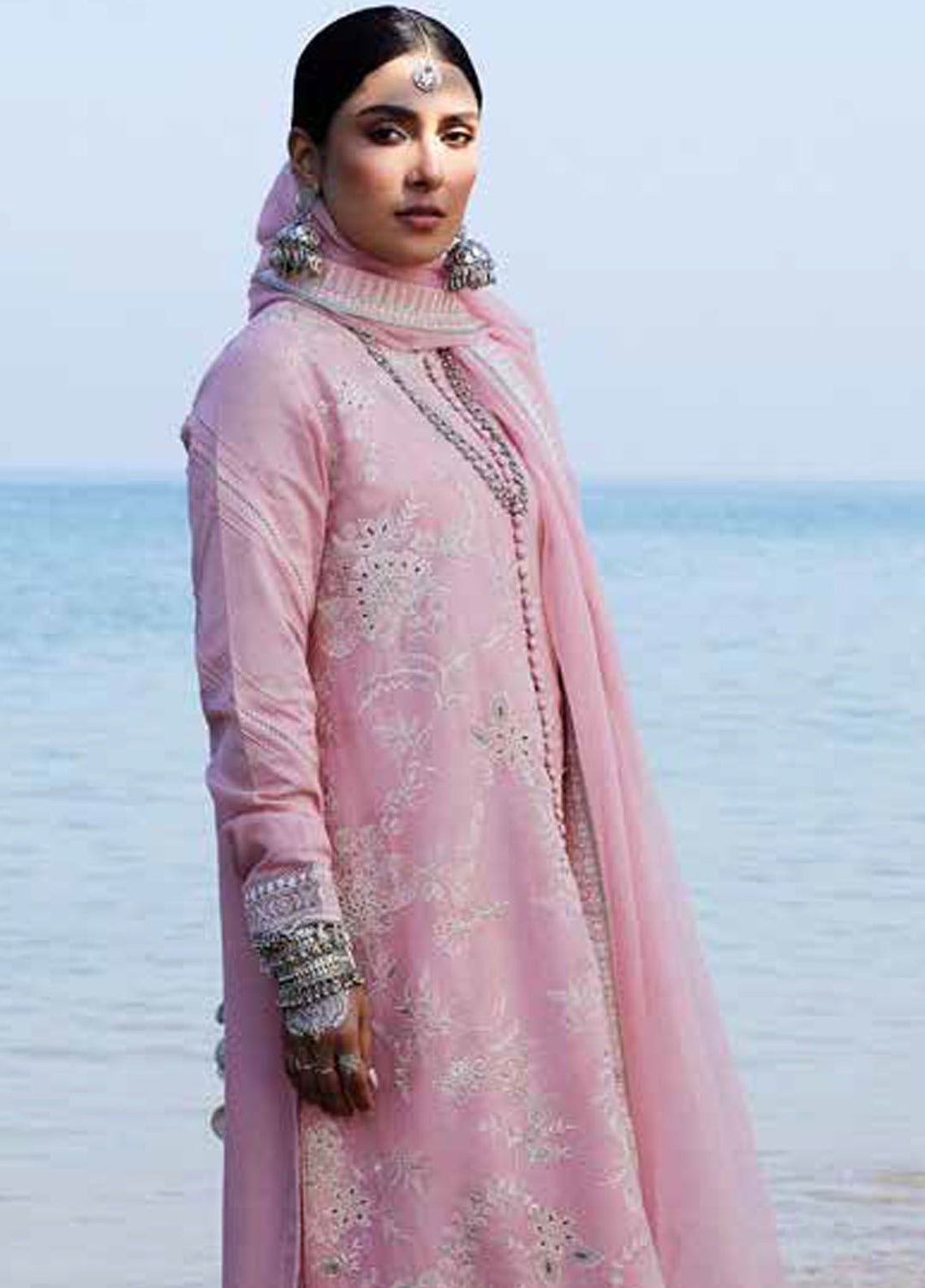 Zara Shahjahan Embroidered Lawn Suits Unstitched 3 Piece ZS24SS D-5A Amira - Summer Collection