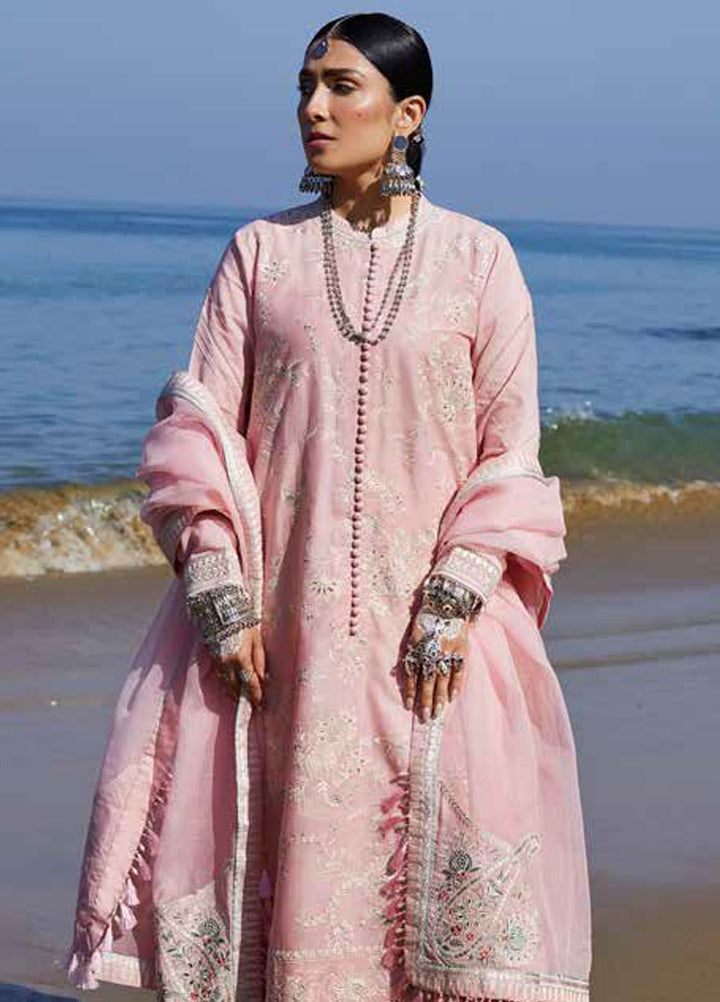 Zara Shahjahan Embroidered Lawn Suits Unstitched 3 Piece ZS24SS D-5A Amira - Summer Collection