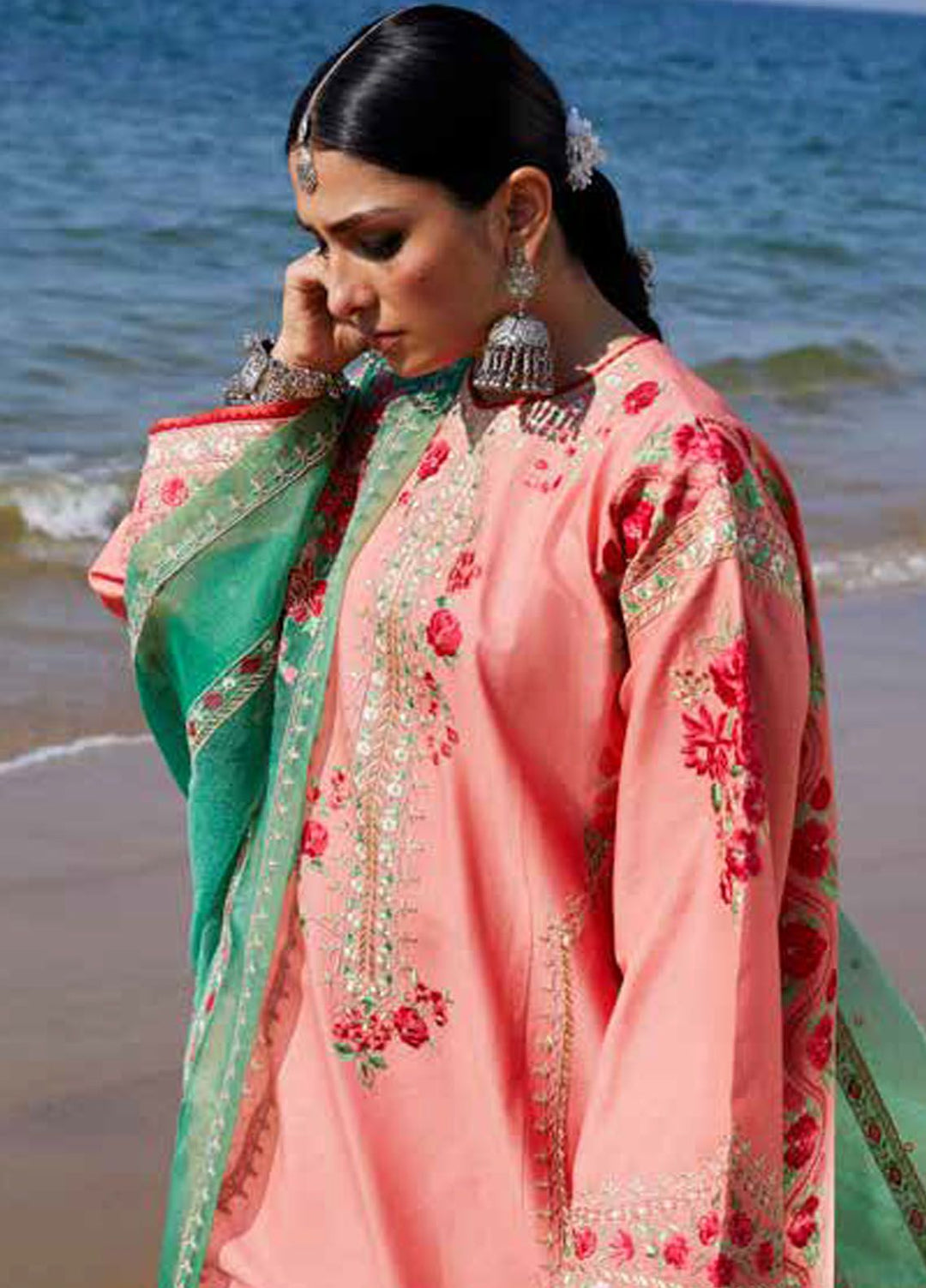 Zara Shahjahan Embroidered Lawn Suits Unstitched 3 Piece ZS24SS D-6A Jiya - Summer Collection