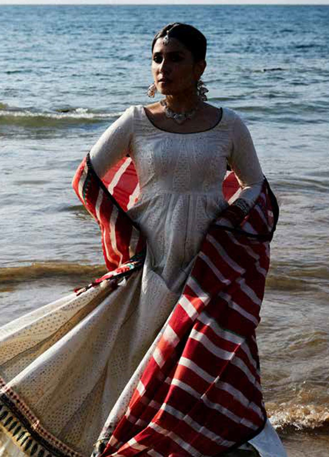 Zara Shahjahan Embroidered Lawn Suits Unstitched 3 Piece ZS24SS D-8A Aaina - Summer Collection