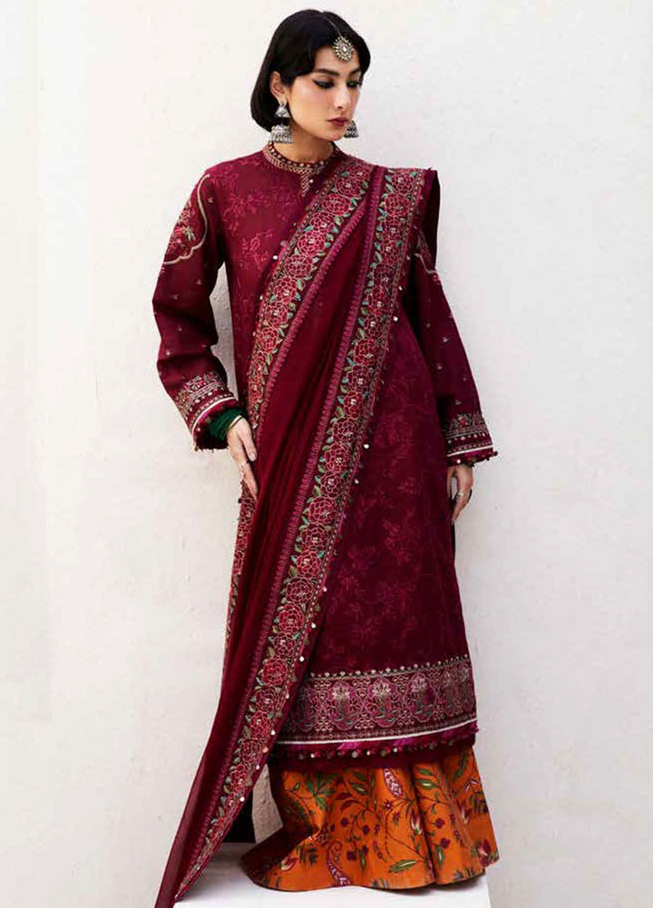 Zara Shahjahan Embroidered Lawn Suits Unstitched 3 Piece ZS24SS D-9A Parsa - Summer Collection