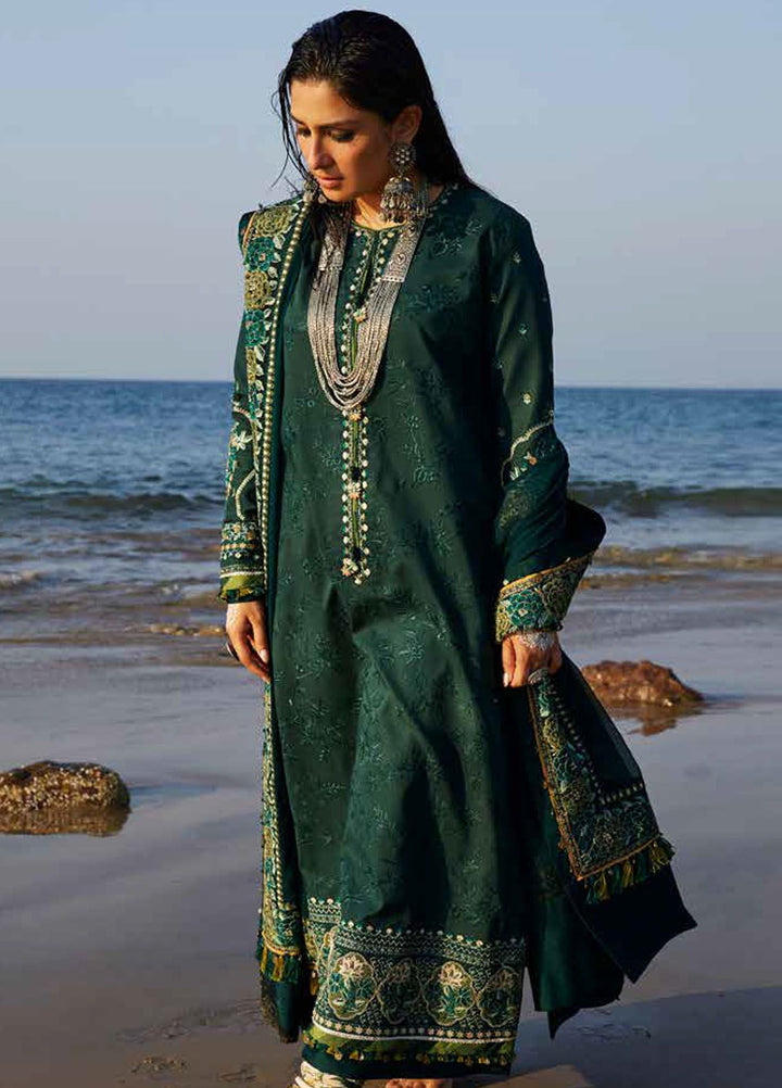 Zara Shahjahan Embroidered Lawn Suits Unstitched 3 Piece ZS24SS D-9B Parsa - Summer Collection