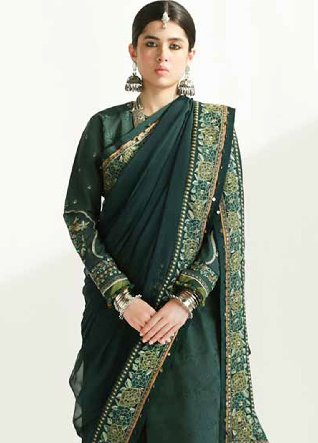 Zara Shahjahan Embroidered Lawn Suits Unstitched 3 Piece ZS24SS D-9B Parsa - Summer Collection