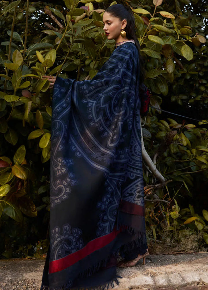 Zara Shahjahan Embroidered Suit Unstitched 3 Piece ZS24UW D-02 Darya - Winter Collection